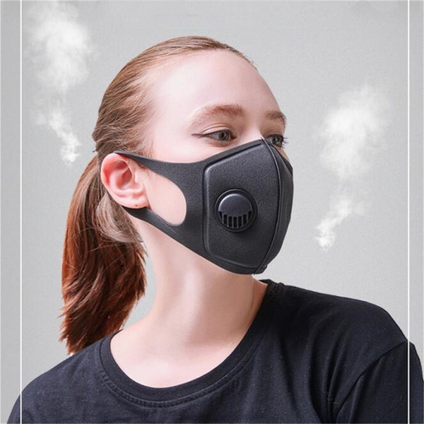 Anti-smog Sponge Mask Outdoor Hiking Sports Cycling Supplies PM2.5 Anti-dust Anti-fog Respirator Double Layer Running Walking Tool