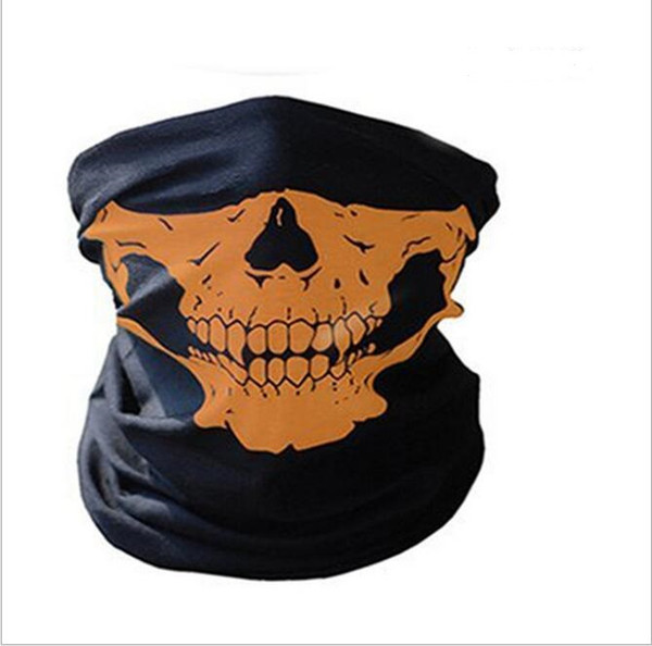 Skull Half Face Mask Scarf Bandana Bike Motorcycle Scarves Scarf Neck Face Mask Cycling Cosplay Ski Biker Headband