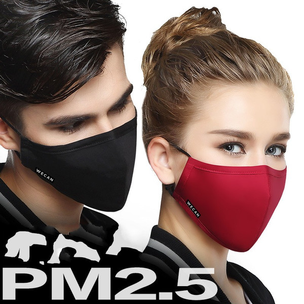 Cotton Masks Cloth Dustproof Ventilation Protect PM2.5 Activated Carbon Anti Dust Haze Half Face Mask High Quality 6 58wn V