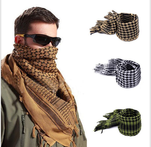 Outdoor cycling sport shawls wraps for girls boys arab Muslim cotton turban magic scarves winter tactical wool hood