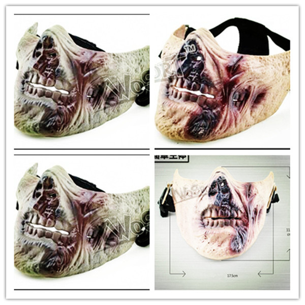 Tactical equipment manufacturers selling Halloween Halloween costume party thriller full face outdoor CS game zombie masks