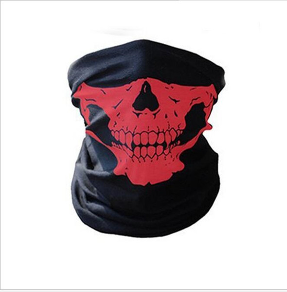 Multi bike motorcycle helmet face mask half skull mask CS Ski Headwear Neck cycling pirate headband hat cap halloween mask pirate kerchief