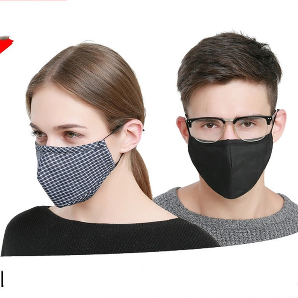 Pure Cotton Masks PM2.5 Activated Carbon Cute Bear Unisex Respirator Antiseptic Half Face Mask Anti Haze Outdoor 3 5th V