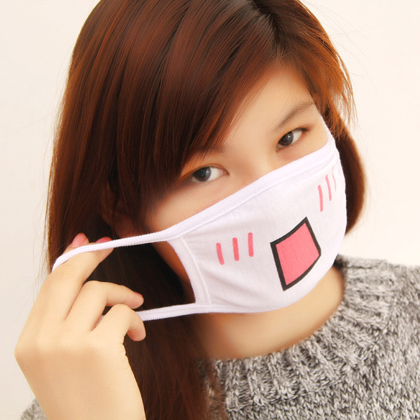 Cute Masks Winter Cotton Funny Anti Dust Anime Kaomoji Kun Emotiction Mouth Muffle Half Face Mask Riding Outdoor 1 2qy V