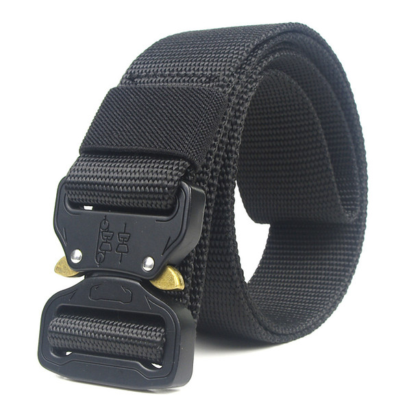 Unisex Nylon belt Metal insert buckle nylon Training belt Army tactical belts for Men Best quality male strap