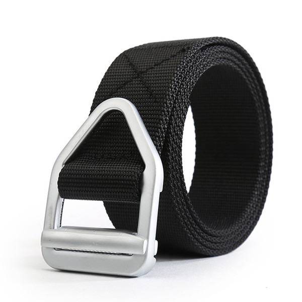 Men Tactical Gear Belt Nylon Belts Mens Waist SWAT Strap with Metal Buckle Rappelling Belt Waist