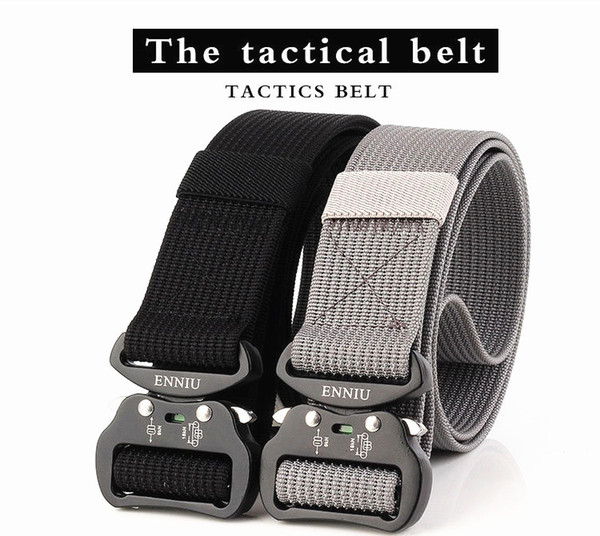 Wholesale New Design 3.8 cm Tactical Duty Nylon Belt Multi-functional Army Training Outdoor Cobra Waist Belt