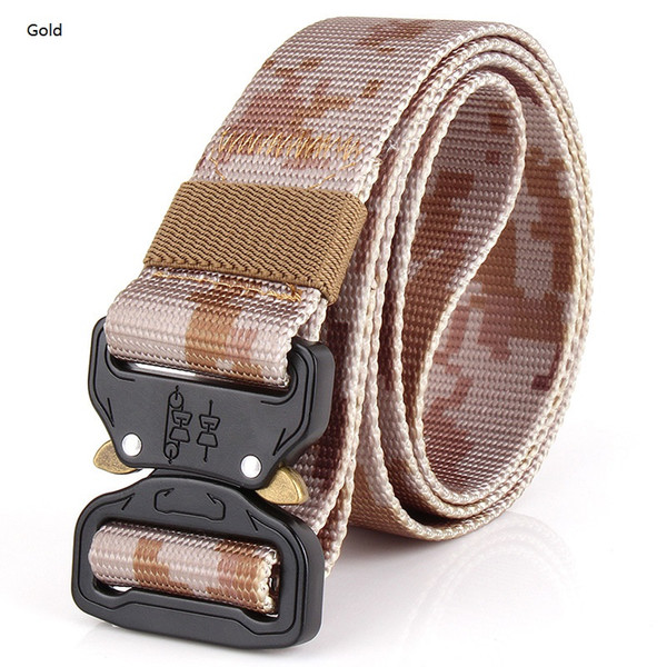 Wholesale outdoor tactical camouflage belt, multi-functional nylon, training outer belt, outdoor training belt, 3.8 cm