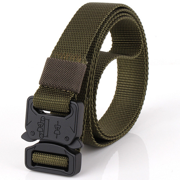 New style hard tactical belt, army fan style, outdoor sports leisure belt, nylon belt, 2.5CM