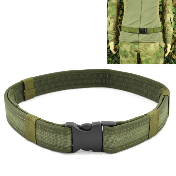 WeSpo 1.5inch 38mm Police Security Heavy Duty Belt Tactical Combat Gear Utility Nylon Adjustable Belt For Men's pants