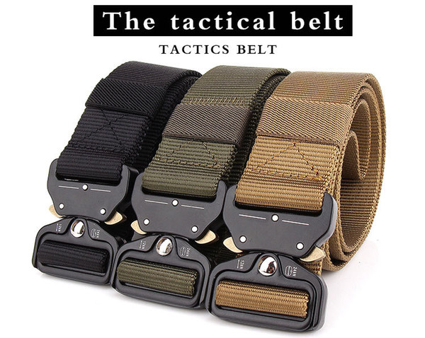 Wholesale 3.8CM Cobra Multifunctional External Nylon Tactical Belt Quick Release Training Duty Belt,Can Be Customized LOGO