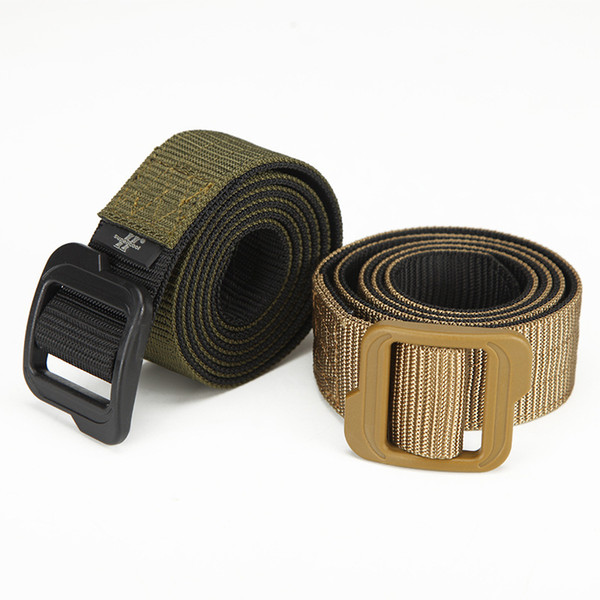 High Quality Cheap US Army Double Sides Tactical Duty Training Belt,Quick Dry Nylon Belt Adjust with Carbon-Fiber Buckle