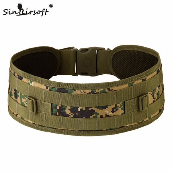 Sinairsoft Tactical Outdoor Multifunction Tactics Girdle Waist Bag EDC Molle Equipment Belt Bag Men Small Army Bag Holder Wide Belts