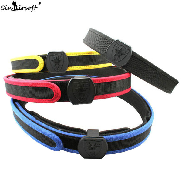 SINAIRSOFT IPSC USPSA IDPA SHOOTING Special Belt Waist Support Adjustable Paintball Molle Army Emerson Tactical Belts Black Red Blue Yellow