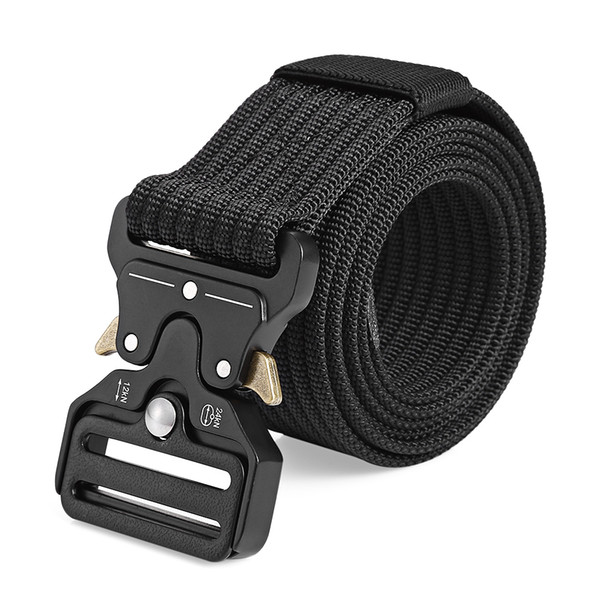 38mm Men Tactical Belt Men out belts 1.25m Nylon Adjustable Heavy Duty molle Waist Strap with Quick Release Buckle Hunting Accessory