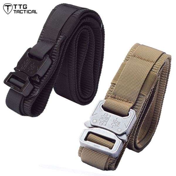 Mens Tactical Waist Belt Molle Cobra Tactical Belt for Airsoft Paintball Rigger Strap MOLLE Tactical Gun Belts