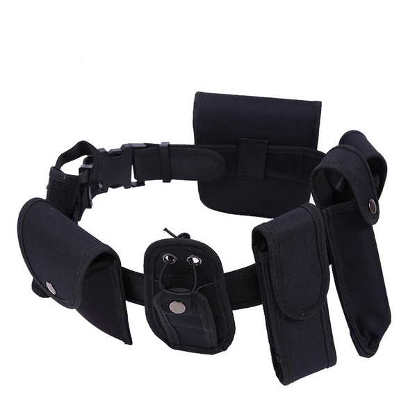 Outdoor Sports Army Hunting Shooting Paintball Gear Airsoft Army Shooting 8 in 1 Tactical Belt with Pouches SO10-101