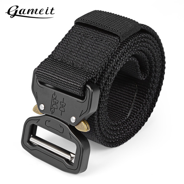 Gameit Tactical Belt Webbing Rigger Web Strap with Quick Release Buckle,easy to operate and convenient to carry