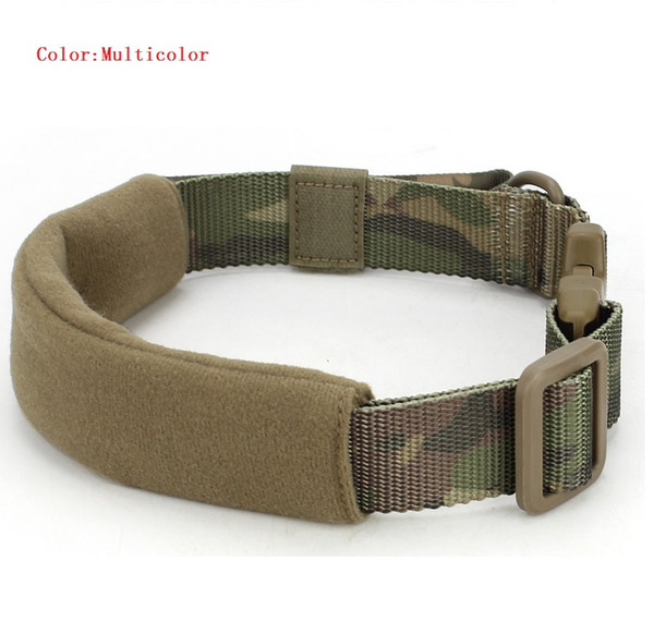 Tactical Dog Collars Wide Army Nylon Adjustable Leads Waterproof For Heavy Dogs Leash Pets Universal