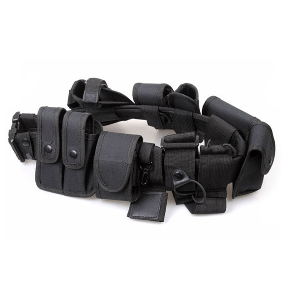 Police Security Guard Modular Enforcement Equipment Duty Belt Tactical 600 Nylon