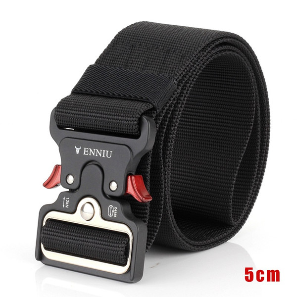 High Quality 5cm Width New Style Cobra Tactical Nylon Multifunctional Belt Army Men Training Waist Seal Outer Duty Belt