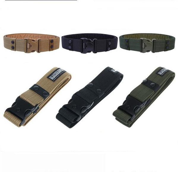 Tactical Waist belt outdoor hunting multifunction out belt bike cycling wasitbands saftey straps climbing belts canvas belt