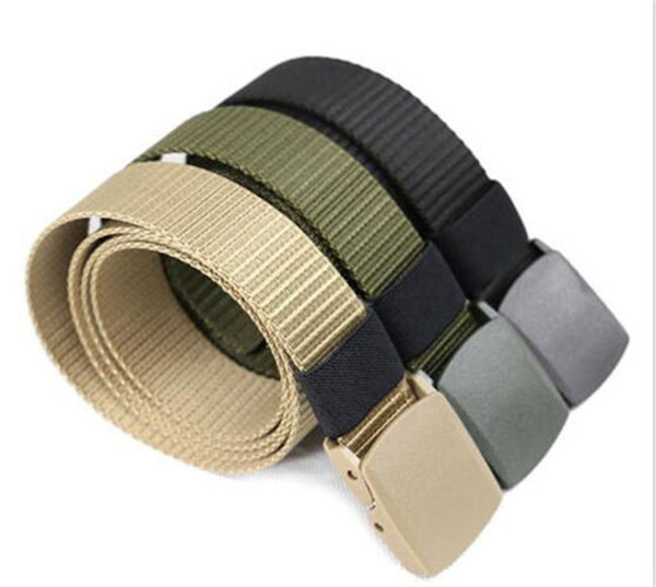 Outdoor protective nylon sports canvas belt Anti-allergy men's leisure belts three color optional Sports and fashion