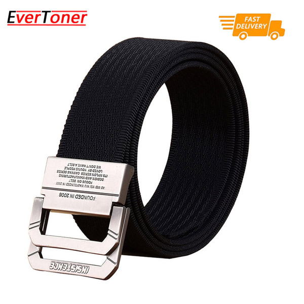 EverToner Tactical Web Belt for Men, Nylon CQB Riggers Belt with D-ring/Buckle