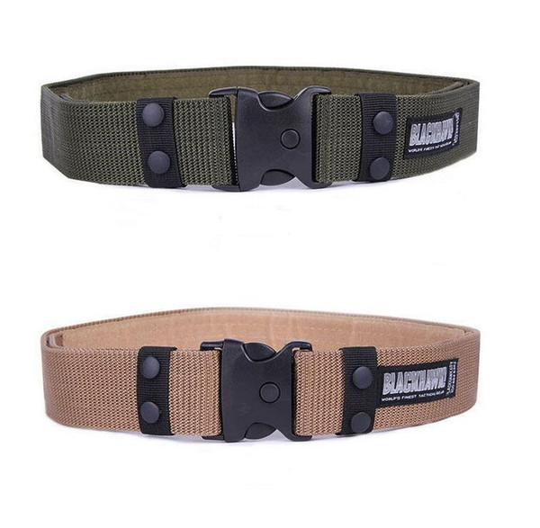 Tactical belts Multi-function outdoor hunting belts Canvas Outdoor Climbing Belt Tactical Training Belt safety survival belt