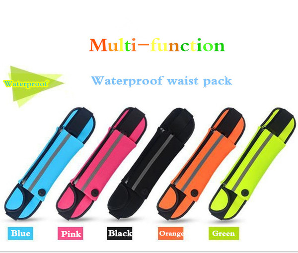 Running Waist Pack Outdoor Sports Anti-theft Waist Pack Multi-function Travel Sports Collection Bag Cell Phone Bag