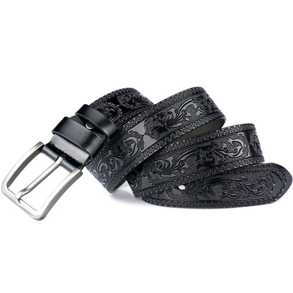 New type belt high quality brand designer belts luxury belts for men artistic carving buckle belt men and women waist genuine leather belts