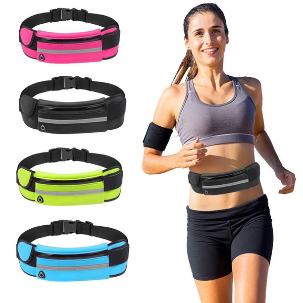 Outdoor sports waist pack multi function outdoor running waist pack waterproof fitness phone waist belt