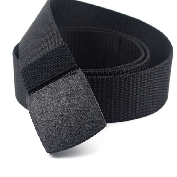 Men's Tactical Canvas Outdoor Training, leisure anti allergy, security belt