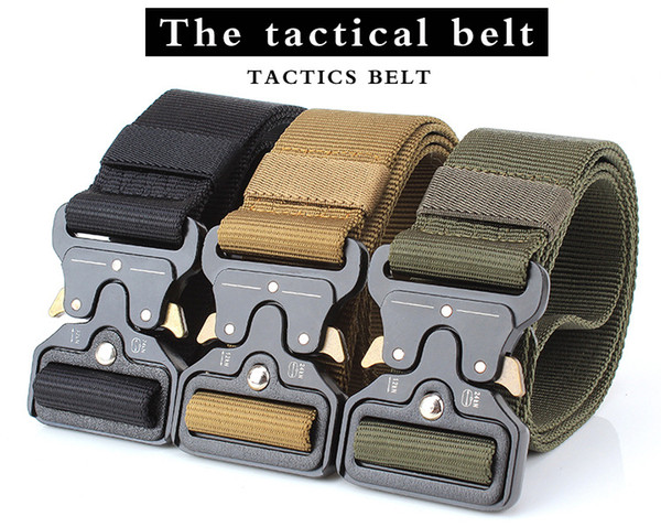 Factory Wholesale 4.5CM Multifunctional Army Training Tactical CS Outdoor Nylon Belt Can Be Customized Logo