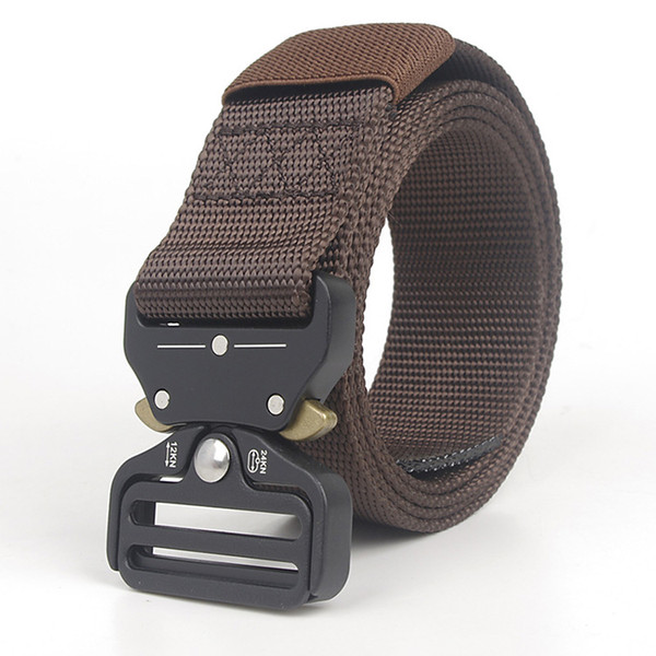 brown outdoor mans army cobra combat police duty belt tactical