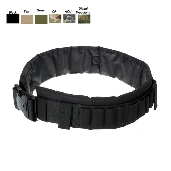 Outdoor Sports Army Hunting Shooting Paintball Gear Airsoft Army Shooting Molle Belt Tactical Ammo Belt NO10-200