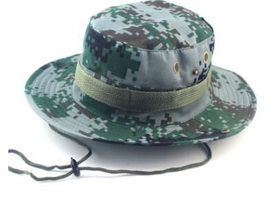 hot sale Cotton bucket hat for men Fashion Camouflage Camo Fisherman Hats With Wide Brim Sun Fishing Bucket Hat Camping Hunting Hat