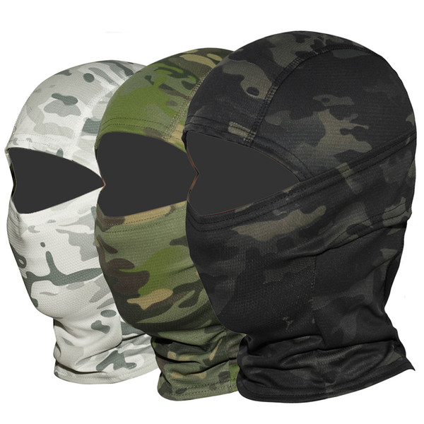 Multicam CP Camouflage Balaclava Full Face Mask Wargame Cycling Hunting Bike Helmet Liner Tactical Airsoft Cap