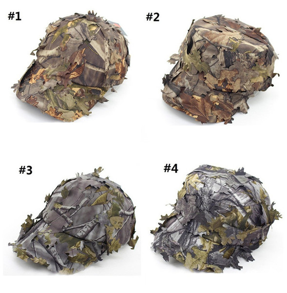 Summer sunscreen quick dry cap jungle leaves camouflage baseball cap male lady outdoor camouflage hat M583