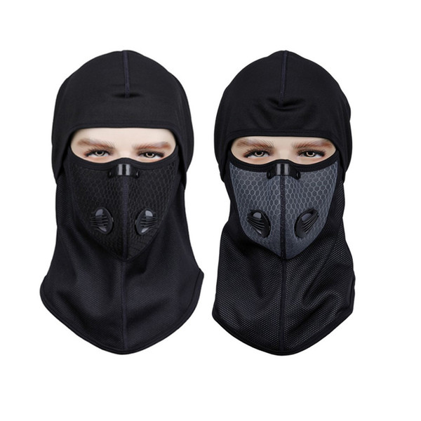 Outdoor Hunting Tactical Hats CS Hood Balaclava Winter Cycling Mask with Exhaust Vent Beanies Masked Hat Ski Wind-Resistant Mask