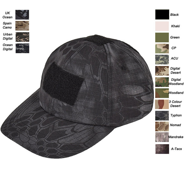 Outdoor Sports Camo Navy Hat Marines Army Hunting Combat Assault Baseball Cap Tactical Camouflage Cap SO07-001