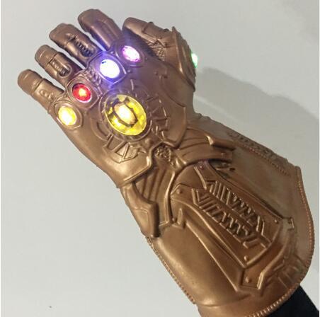 LED The Avengers Thanos Infinity Gauntlet Gloves Cosplay Props Party Latex Avengers: Infinity War Gloves XMAS Costume Gift