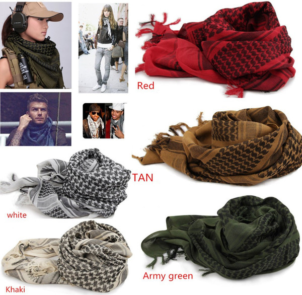 Outdoor hunting tactics the Arabic scarf is keffiyeh Shemags used for games to go out cycling skiing