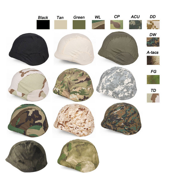 Outdoor Sports Equipment Airsoft Paintball Shooting Gear Tactical Helmet Accessory Muti Colors M88 Camouflage Helmet Cover