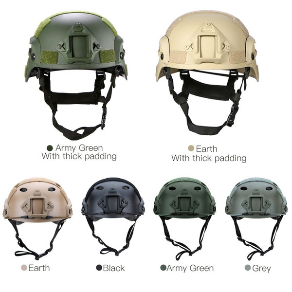 Outdoor hunting Helmet CS SWAT MH Airsoft Paintball Base Jump Protective Tactical Helmet with Night Vision Sport Camera Mount