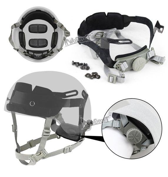 Fast helmet accessories outdoor paintball tactical equipment dial liner locking system for tactical helmet 4 colors