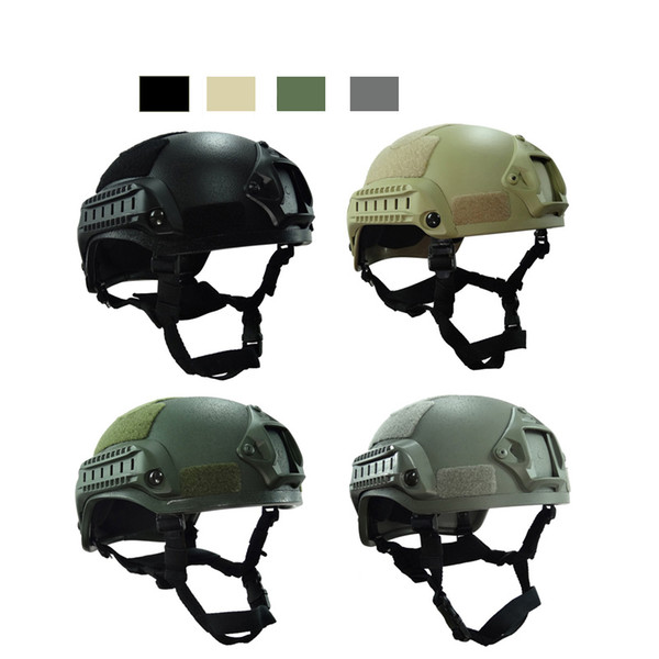 Outdoor Fighting Equipment Airsoft Paintabll Shooting Helmet Head Protection Gear Tactical Fast Helmet Upgraded Mich 2001 Helmet