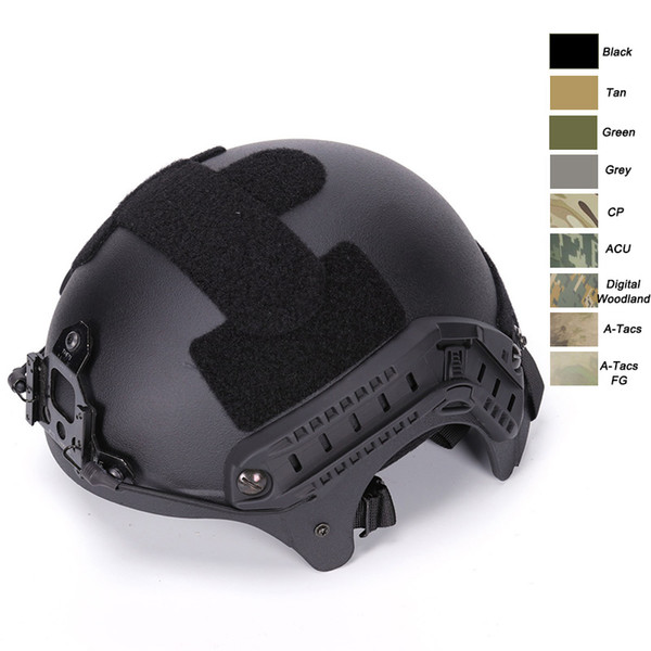 Outdoor Equipment Airsoft Paintabll Shooting Helmet Head Protection Gear ABS IBH Style Tactical Fast Airsoft Helmet