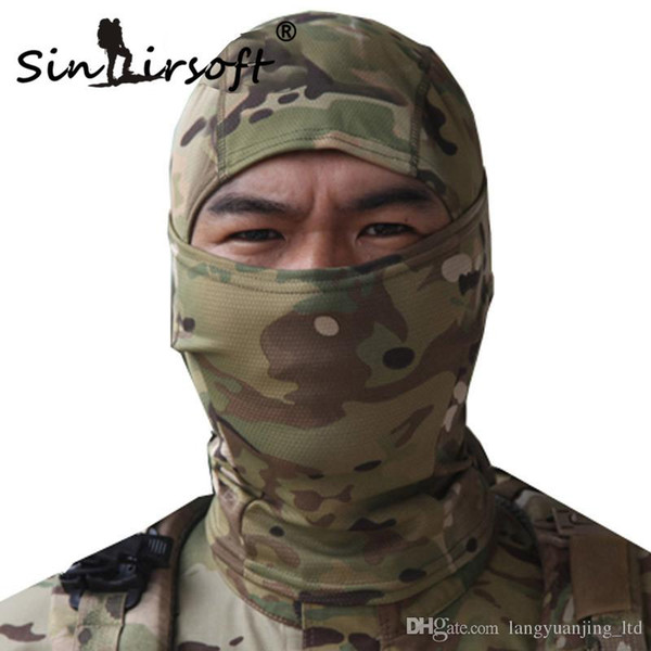 SINAIRSOFT Rattlesnake Tactical helmet Airsoft Hunting Wargame Breathing Dustproof Face Balaclava Mask Ski Cycling Full Hood