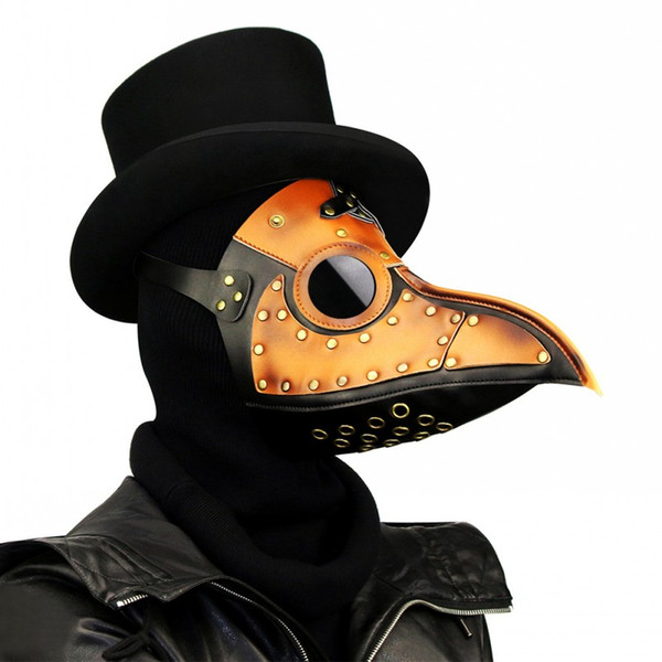 High Quality Steampunk Gothic Retro Plague Beak Doctor Bird Mask Halloween Christmas Gift Costume Props Free Shipping G222S